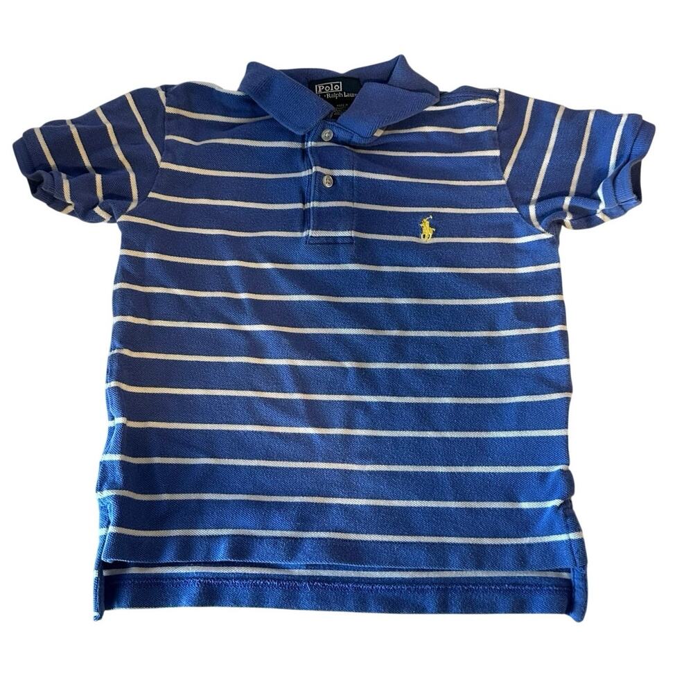 Polo Ralph Lauren Kids Vintage Striped Polo Shirt Size 4T Preppy Old Money